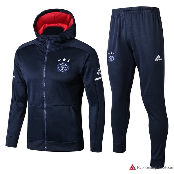 Chaqueta Ajax 2017-2018 Azul Rojo